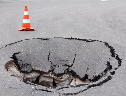Lakeview sinkhole blocks intersection for weeks, repairs expected next week