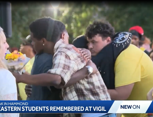 Hundreds gather in Hammond to remember three students killed in car crash