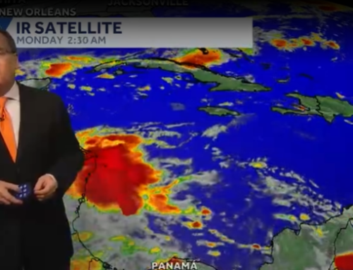 New area of tropical development in the Atlantic